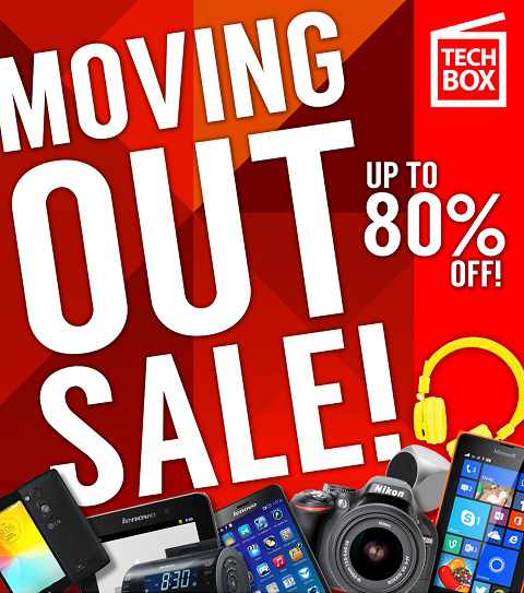 techbox moving out sale