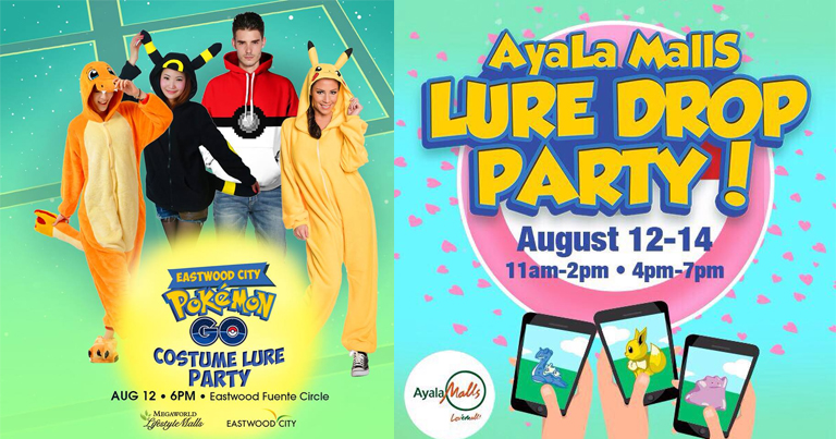 Pokemon Go Lure Parties Eastwood Trinoma SM YugaTech