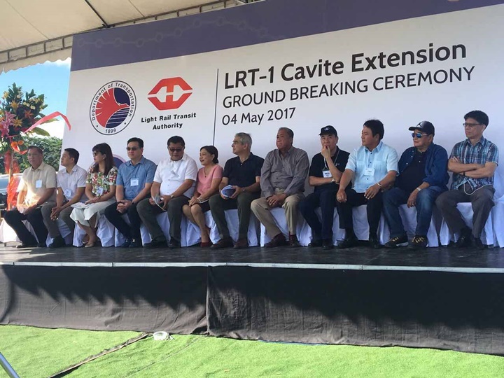 lrt 1 groundbreaking • Construction of LRT-1 Cavite Extension begins