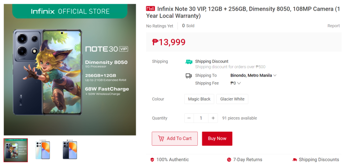 Infinix Note 30 Vip YugaTech Philippines Tech News Reviews