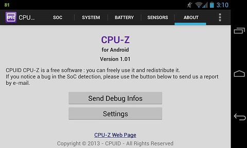 cpu-z for android