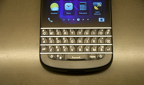 BlackBerry Q10 keyboard