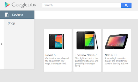 nexus 5_official listing