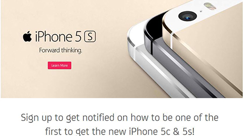 smart iphone 5s preorder