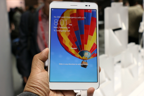 huawei mediapad x1_mwc2014