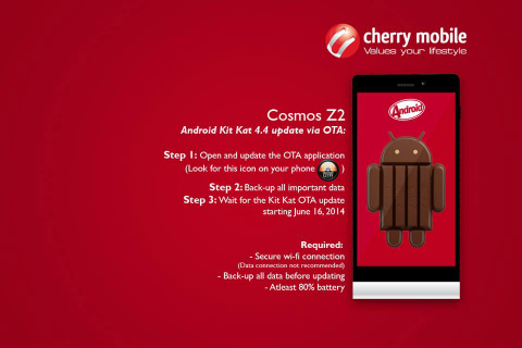 cosmos z2 kitkat