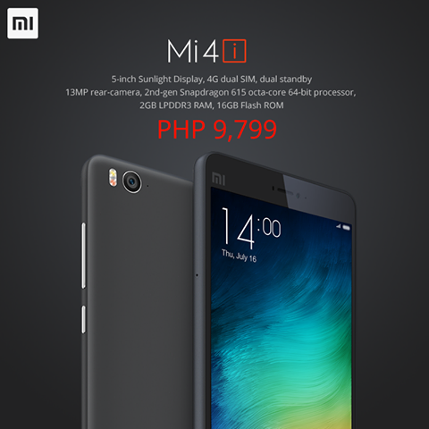 xiaomi mi 4i philippines