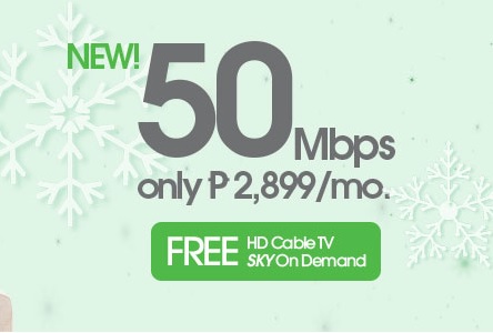 skycable 50mbps