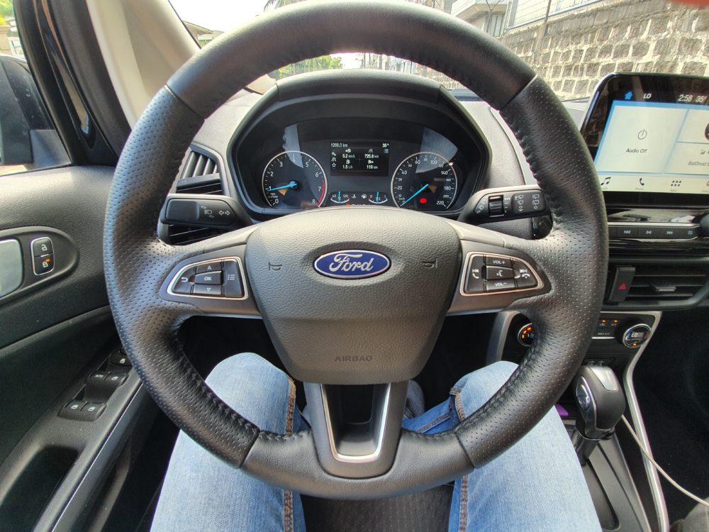 steering wheel e1556830946911 • Ford EcoSport 2019: The Almost-Perfect Crossover for the Philippines