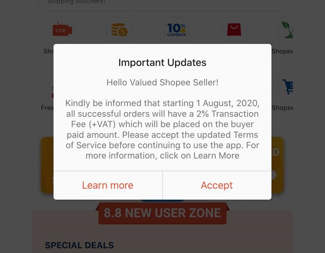 Shopee Sellers transaction fee now at 2% (+VAT) » YugaTech