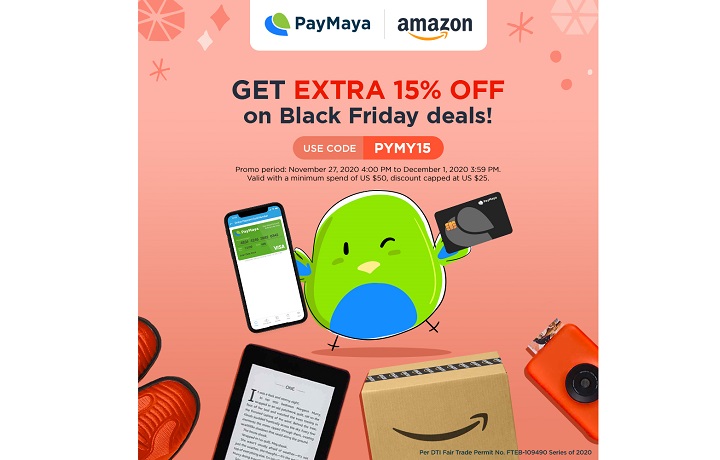 PayMaya offers discount on Amazon for Black Friday Sale » YugaTech ...