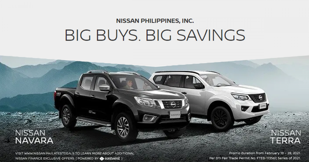 NISSAN PH PROMO 1 • Nissan extends Big Buys, Big Savings promo until April 30