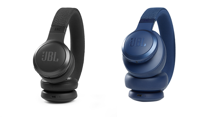 JBL Live 460NC Wireless On-Ear Noise-Cancelling Headphones - Black from  Japan