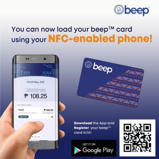 beep NFC card loading