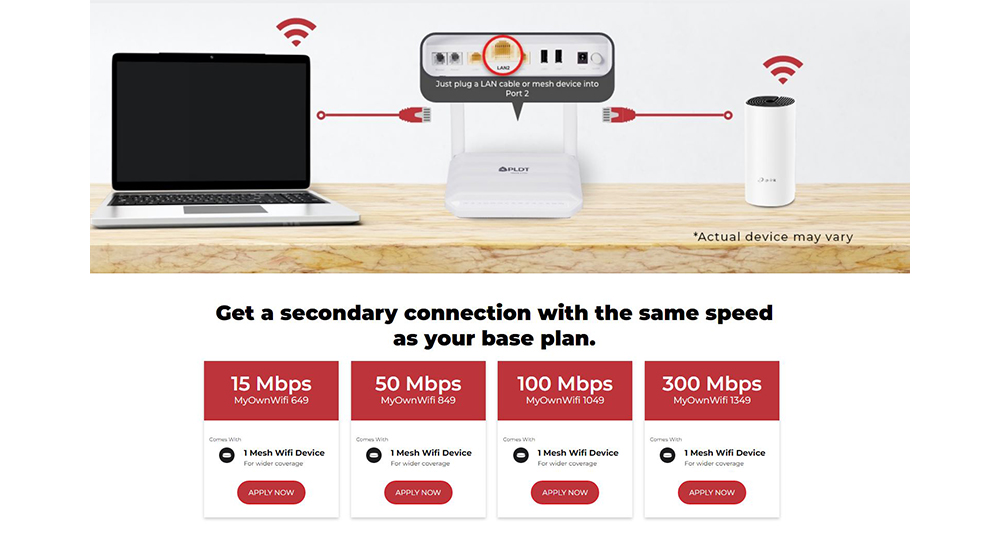 MyOwnWiFi Plans Application