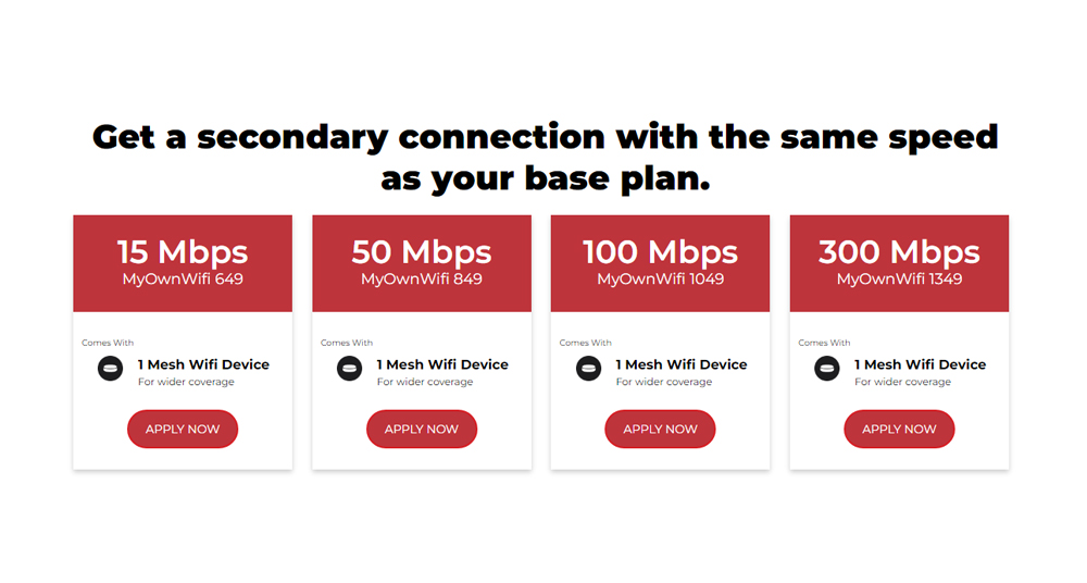 PLDT MyOwnWiFi Plan