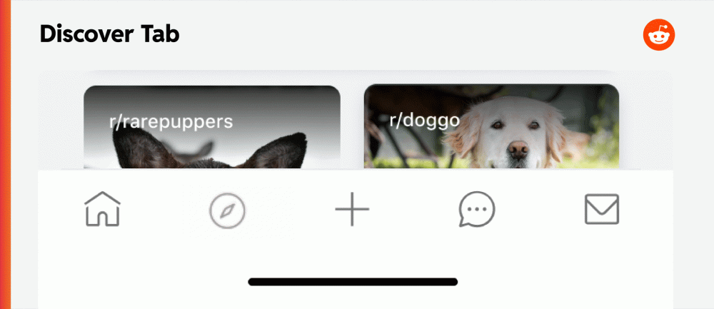 Reddit Discovery Tab