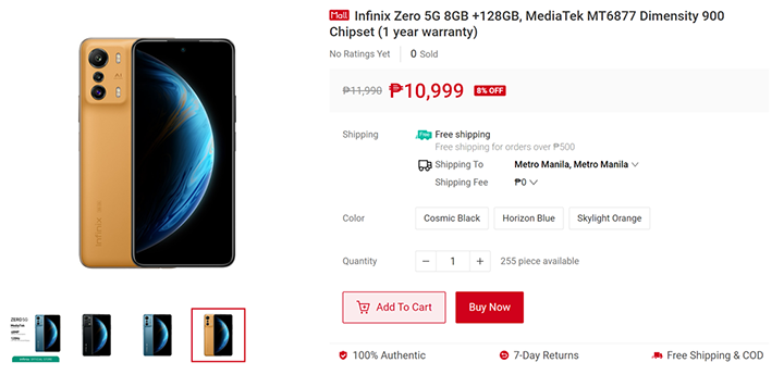 infinix 05g price philippines