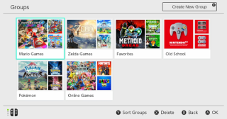 Nintendo Switch Groups