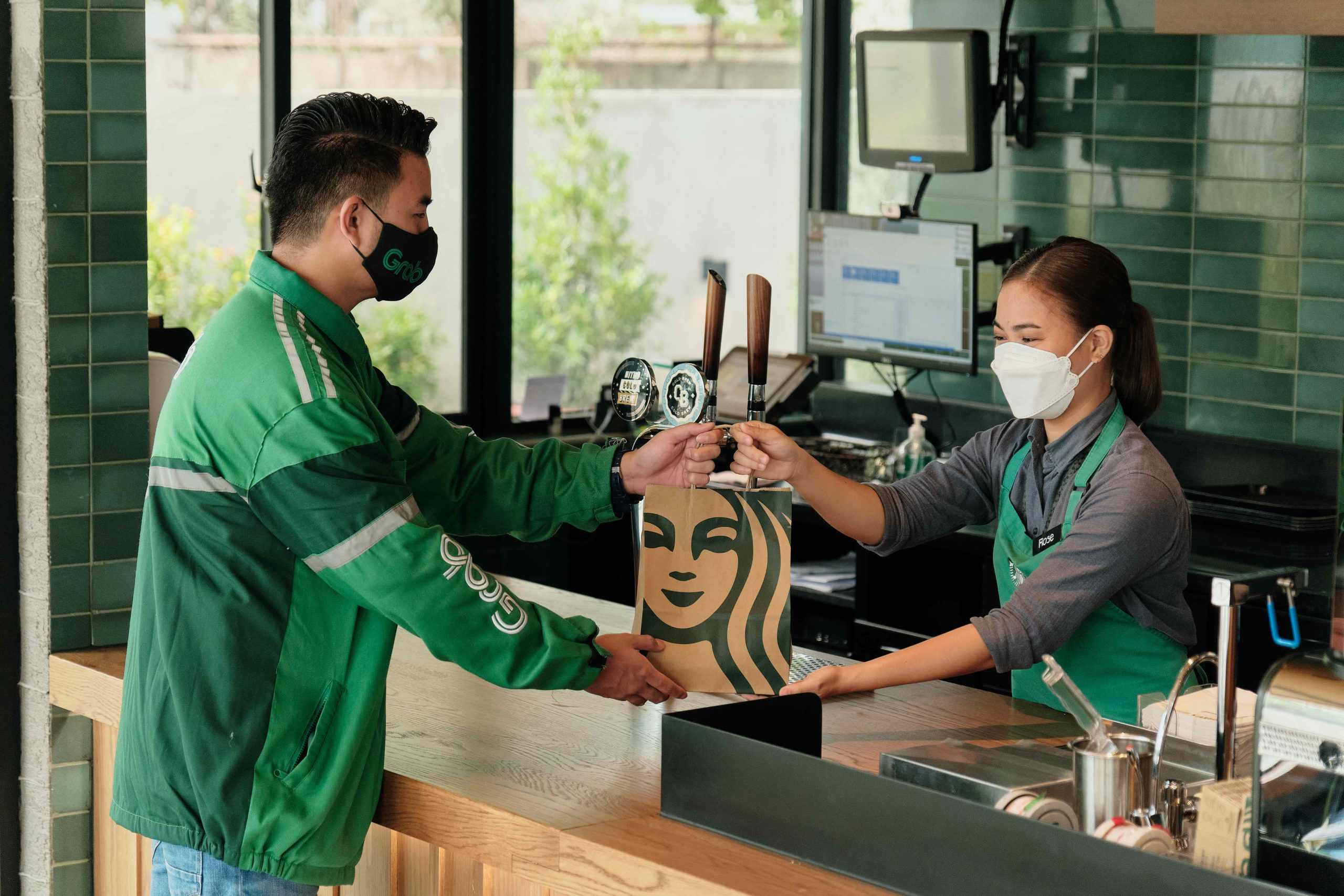 The Partnership Between Grab And Starbucks Involves Six Markets Across Southeast Asia, Including The Philippines