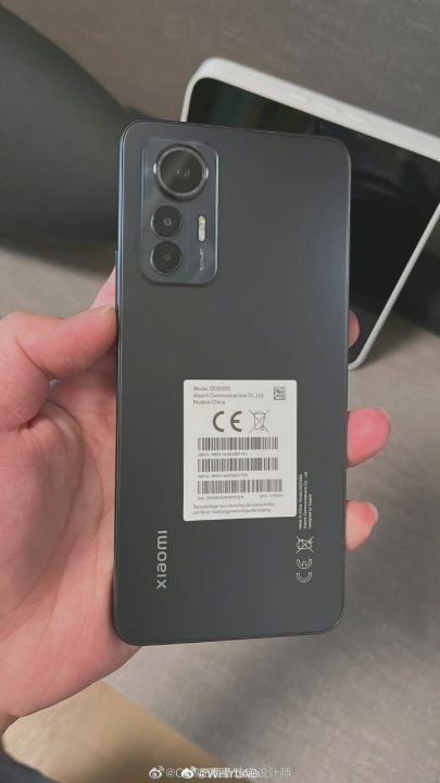 Xiaomi 12 Lite Live Image Leak (2)