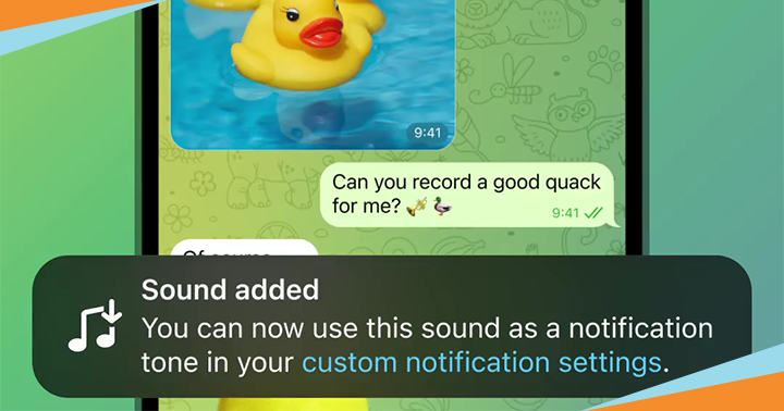 Telegram Custom Notif Sound