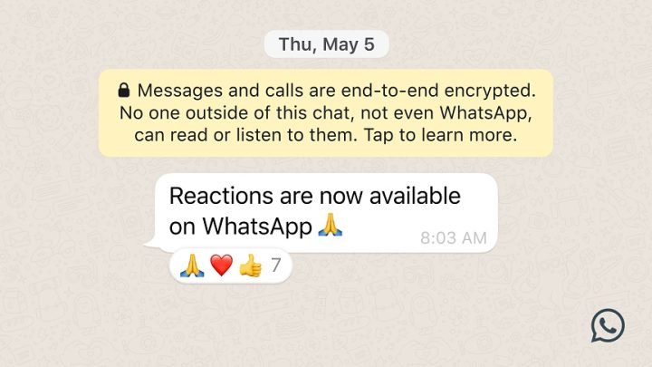 Whatsapp Reactions