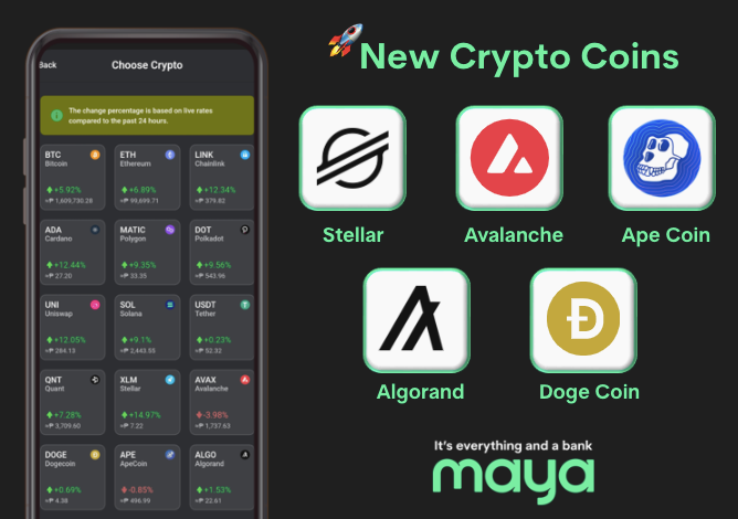 June Updates Crypto • Maya introduces Personal Goals, new cryptocurrency