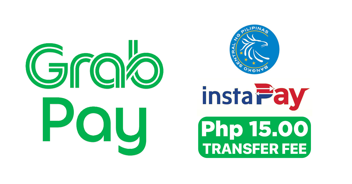 Grabpay Instapay 15 Peso Transfer Fee