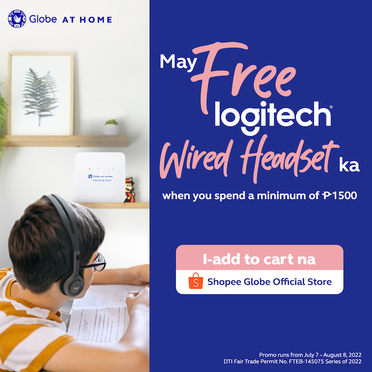 Globe At Home Prepaid Wifi X Logitech