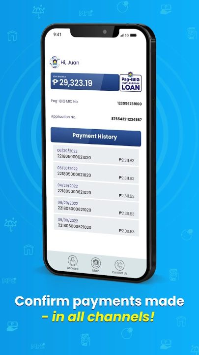 Virtual Pagibig App Payments