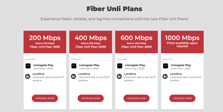 PLDT now offering twice the speed for select Fiber Upgrade plans ...