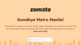 Zomato Announcement