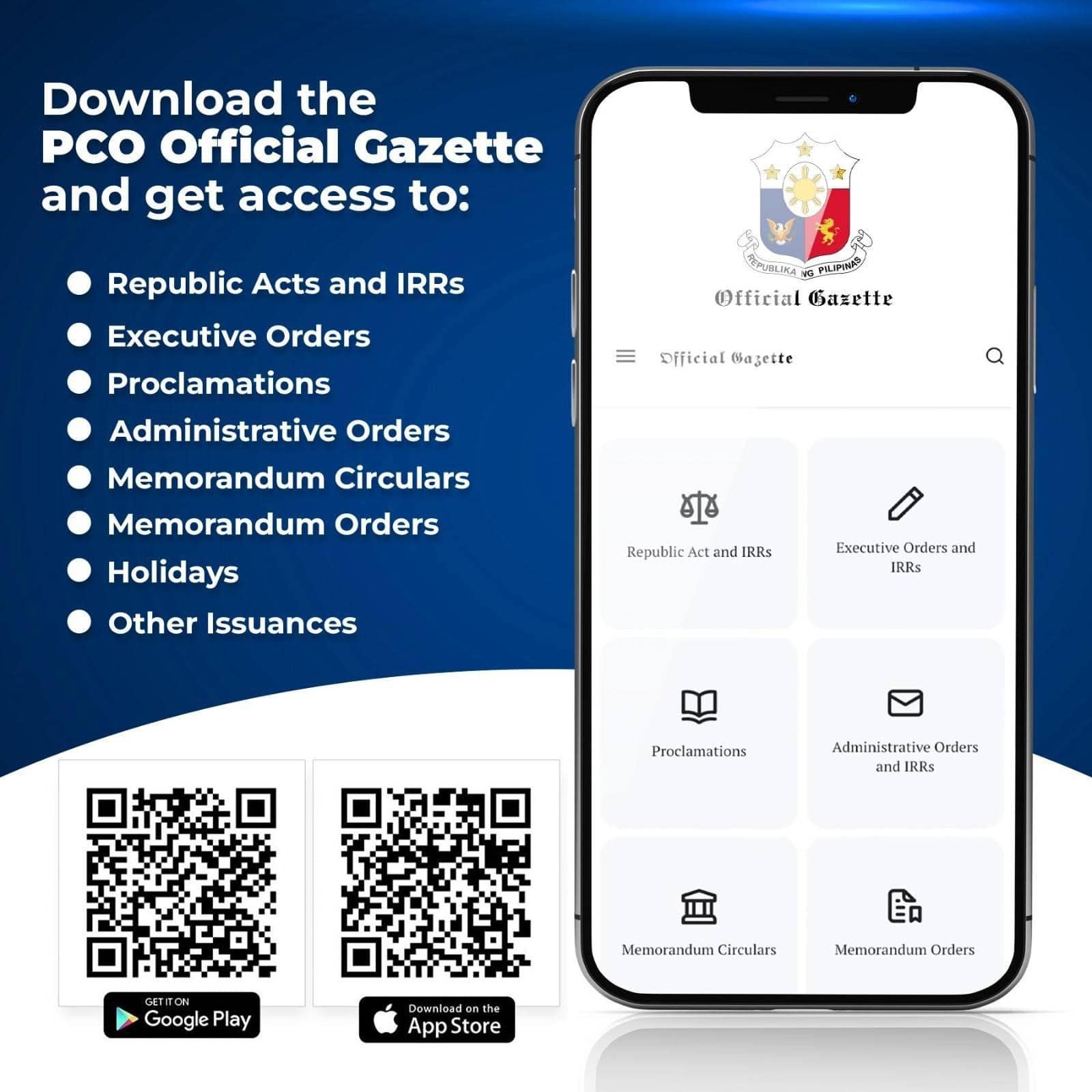 PCO Official Gazette Mobile App Now Available For Download » YugaTech ...