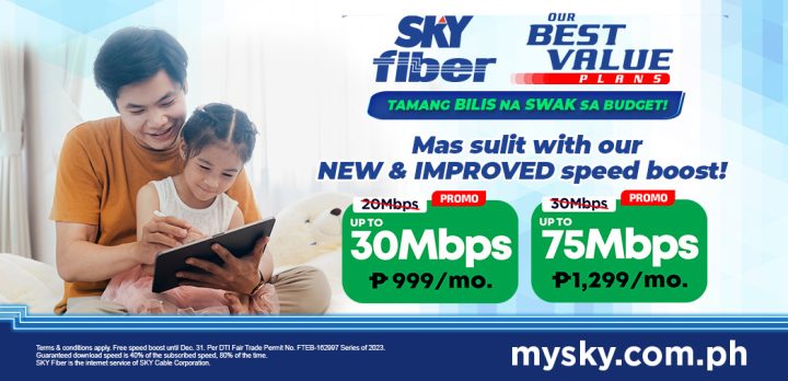 Sky Fiber Amps Up Most Affordable Plans With New Speed Boost Offers