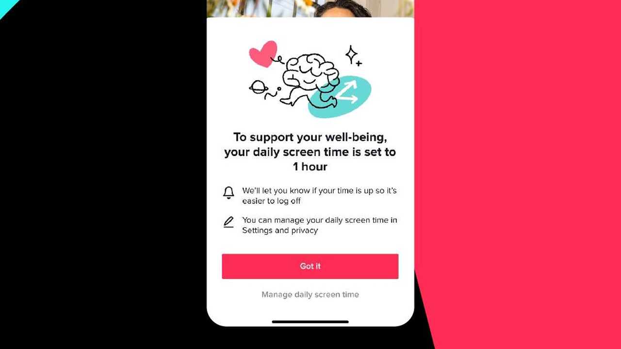 Tiktok 60 Minute Screen Time Limit Fi