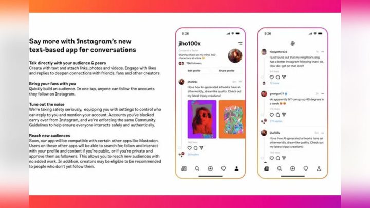 Instagram X Twitter Text Based App Fi