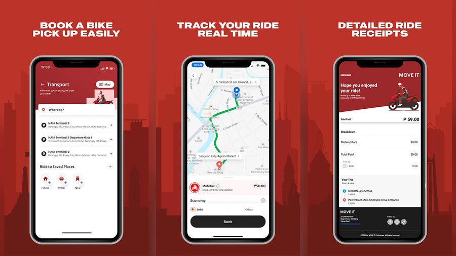 MOVE IT motorcycle-taxi ride hailing app gets a nice upgrade