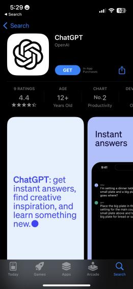 Chatgpt Ios