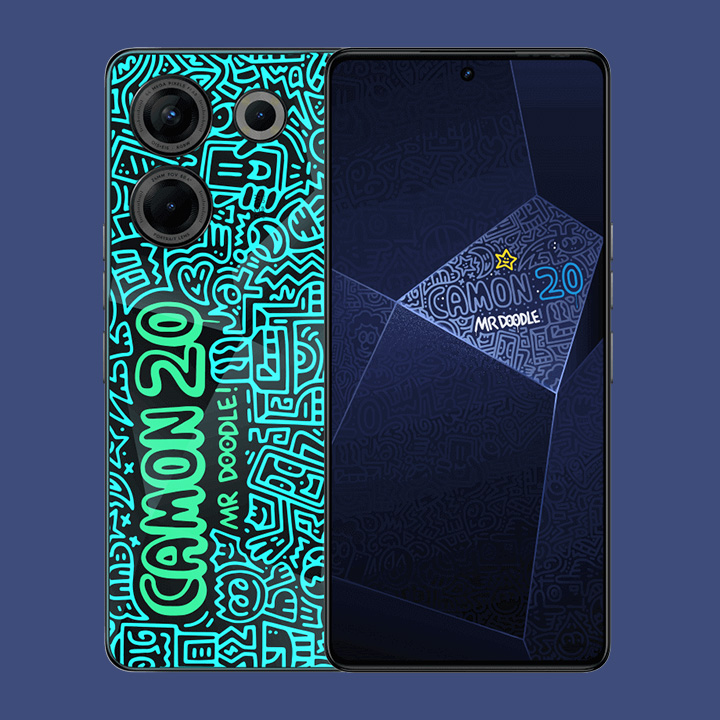 Tecno Camon 20 Pro 5g Mr Doodle Edition Night