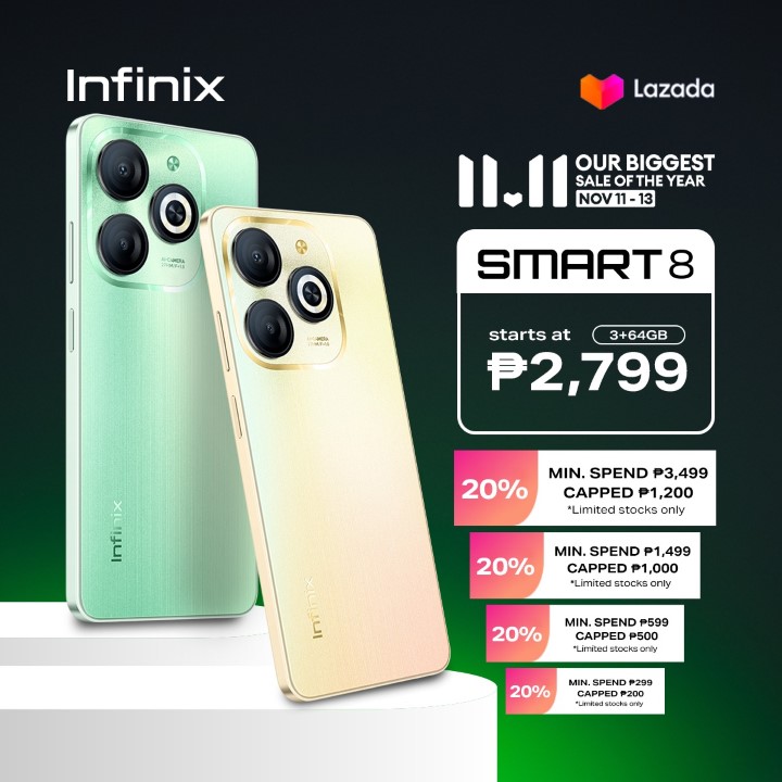 Infinix Smart 8 Lazada Sale (yuga Fi)