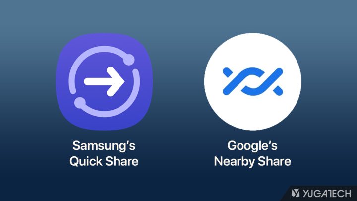 Quick Share Nearby Share Logos