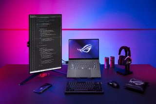 Scenario Photo Of A Programming Set Up With A Eclipse Gray 2024 Rog Zephyrus G16 Large