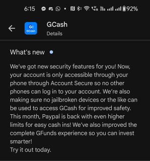 Gcash App Update