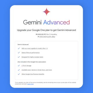 Google Gemini Ai Advanced Subscription Price