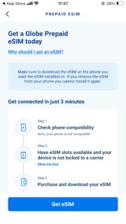 Globe Prepaid Esim Via Globeone (2)