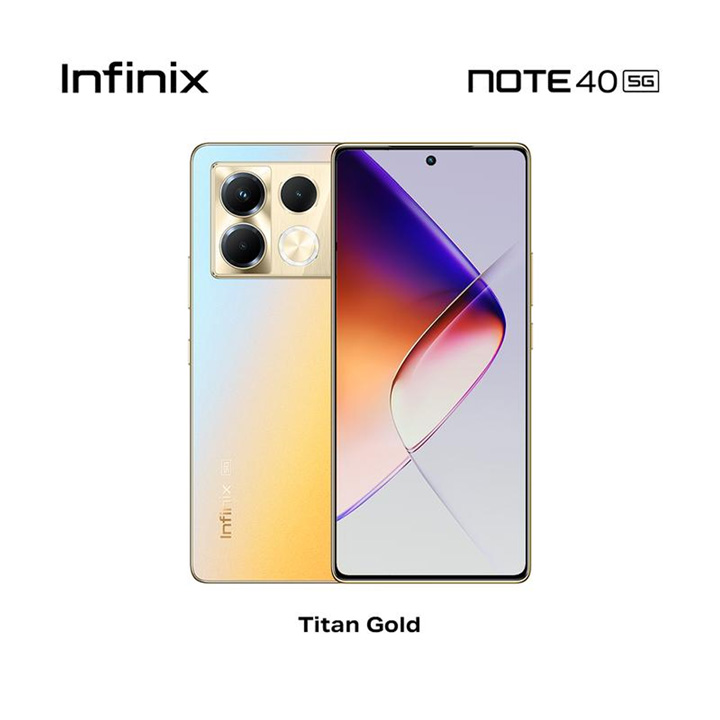 Infinix Note 40 5g Titan Gold