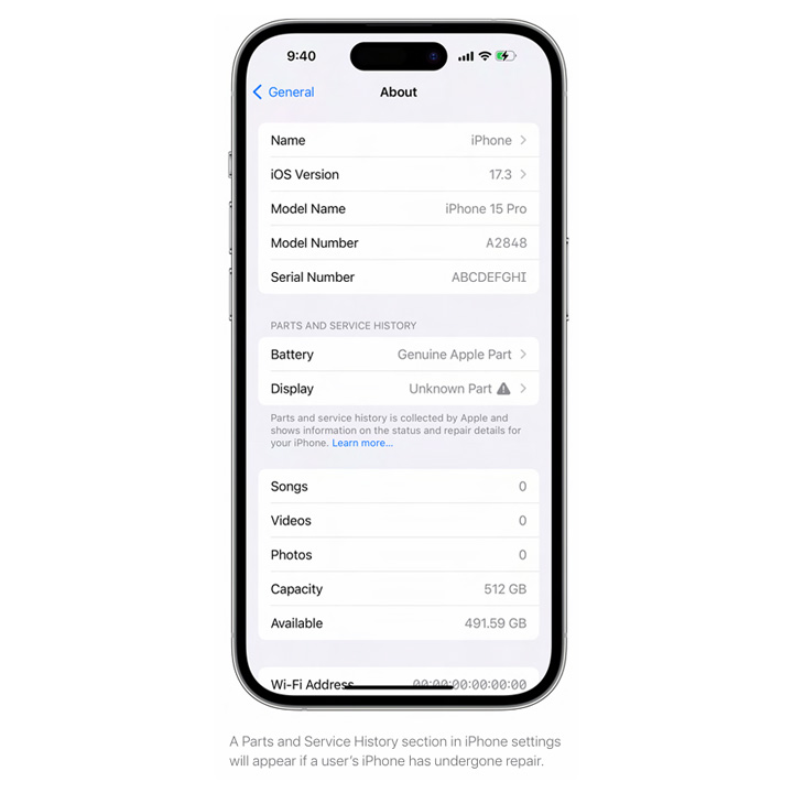 Apple Iphone Parts And Service History