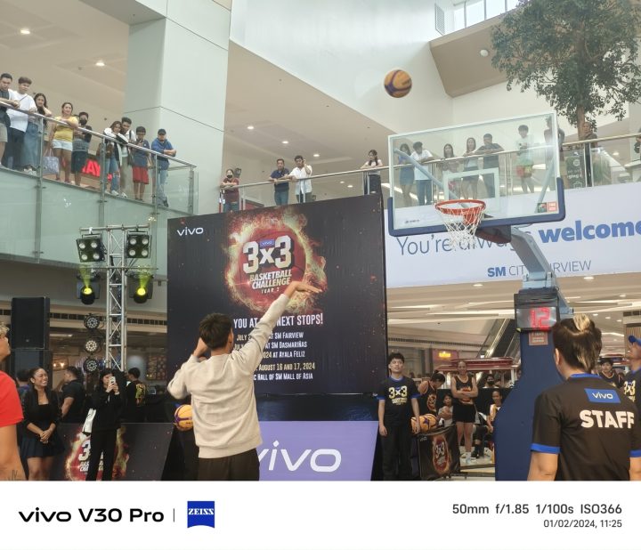 Vivo V30pro 3x3basketball Challenge6