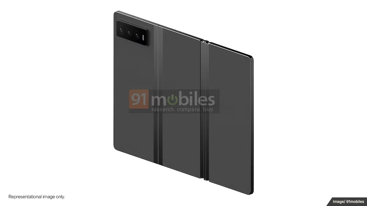 Xiaomi Tri Folding Phone Representation Render (91mobiles) Fi